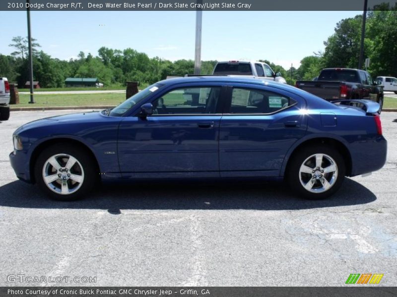 Deep Water Blue Pearl / Dark Slate Gray/Light Slate Gray 2010 Dodge Charger R/T