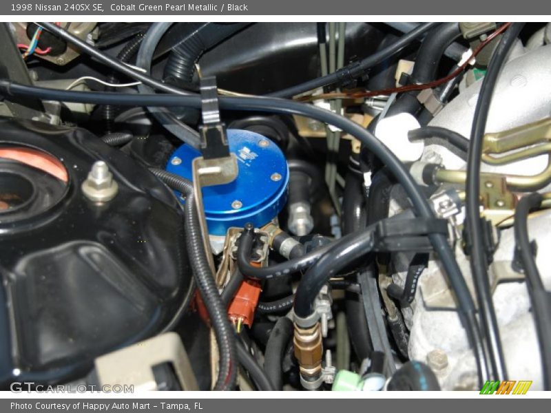 Cobalt Green Pearl Metallic / Black 1998 Nissan 240SX SE