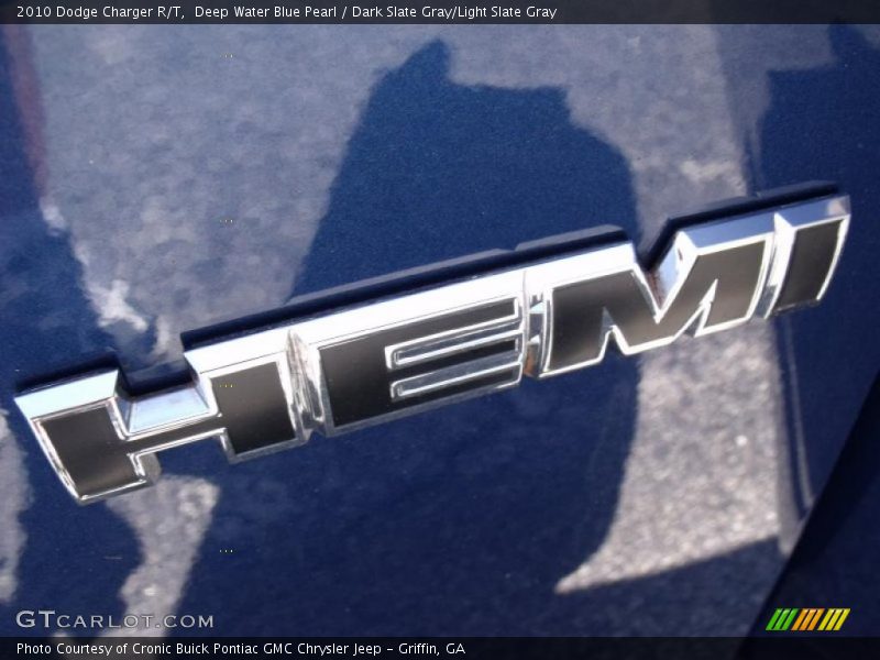 Deep Water Blue Pearl / Dark Slate Gray/Light Slate Gray 2010 Dodge Charger R/T