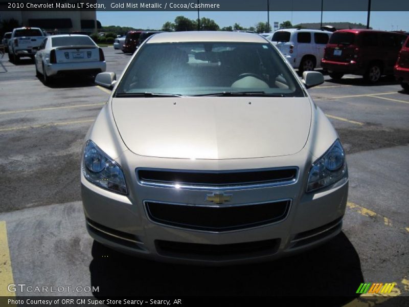 Gold Mist Metallic / Cocoa/Cashmere 2010 Chevrolet Malibu LT Sedan