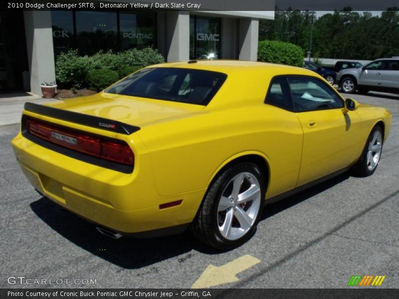 Detonator Yellow / Dark Slate Gray 2010 Dodge Challenger SRT8