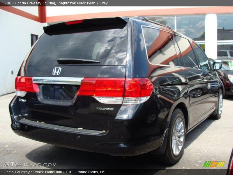 Nighthawk Black Pearl / Gray 2008 Honda Odyssey Touring
