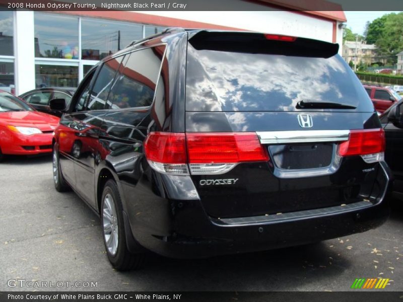 Nighthawk Black Pearl / Gray 2008 Honda Odyssey Touring
