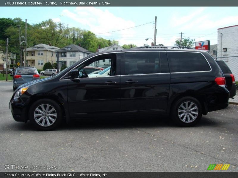 Nighthawk Black Pearl / Gray 2008 Honda Odyssey Touring