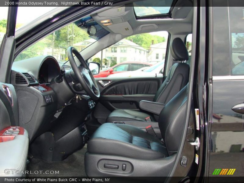 Nighthawk Black Pearl / Gray 2008 Honda Odyssey Touring