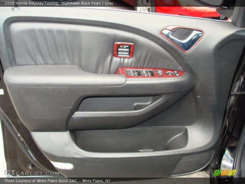 Nighthawk Black Pearl / Gray 2008 Honda Odyssey Touring