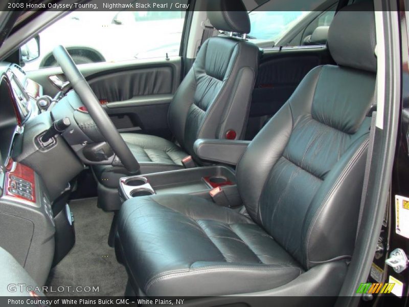 Nighthawk Black Pearl / Gray 2008 Honda Odyssey Touring