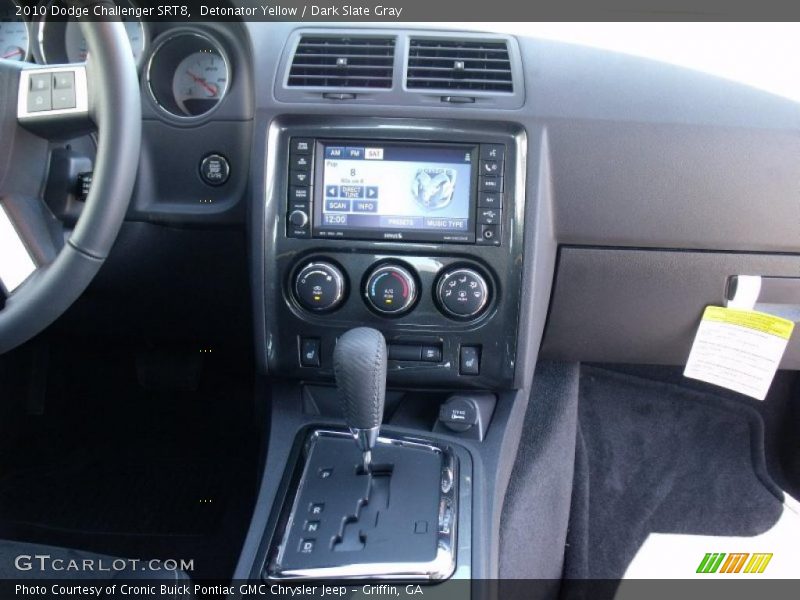 Detonator Yellow / Dark Slate Gray 2010 Dodge Challenger SRT8