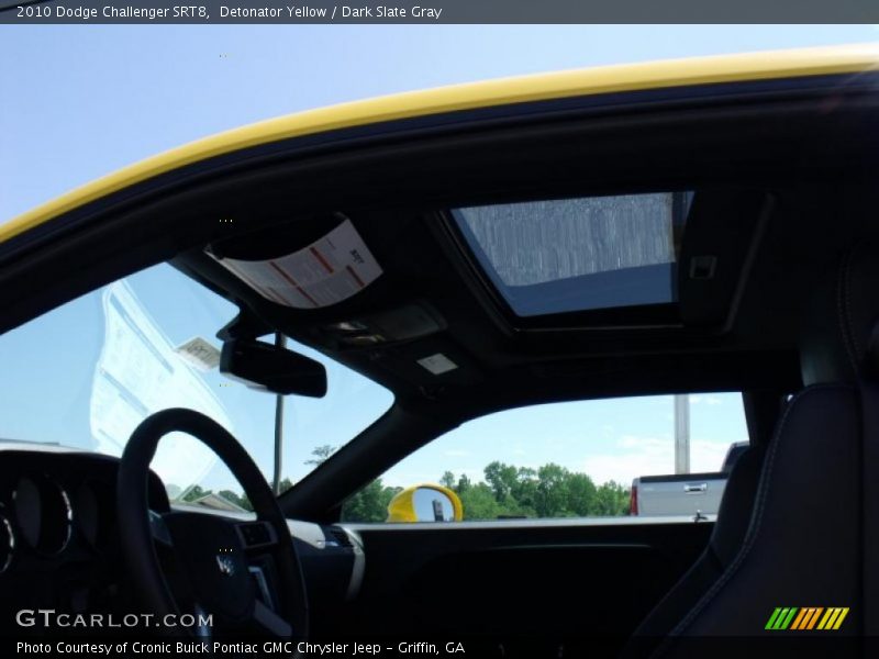 Detonator Yellow / Dark Slate Gray 2010 Dodge Challenger SRT8