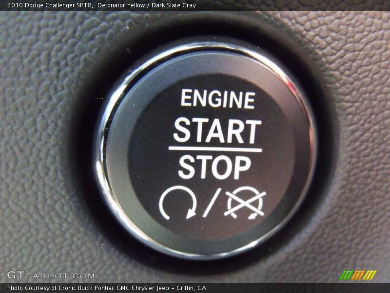 Detonator Yellow / Dark Slate Gray 2010 Dodge Challenger SRT8