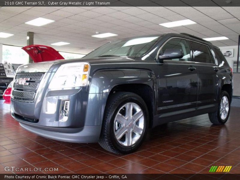 Cyber Gray Metallic / Light Titanium 2010 GMC Terrain SLT