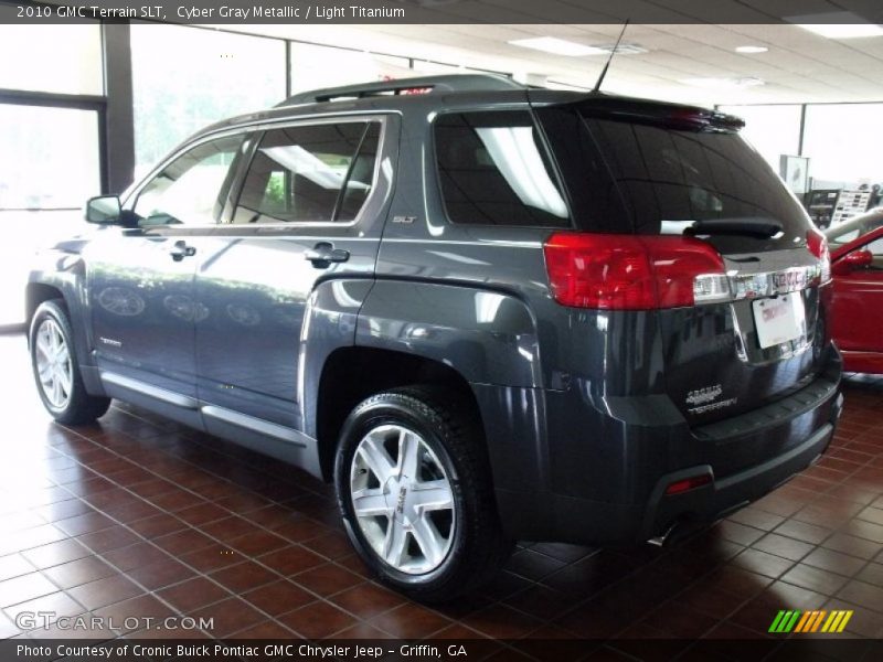 Cyber Gray Metallic / Light Titanium 2010 GMC Terrain SLT
