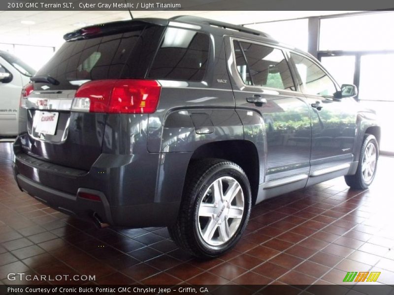 Cyber Gray Metallic / Light Titanium 2010 GMC Terrain SLT