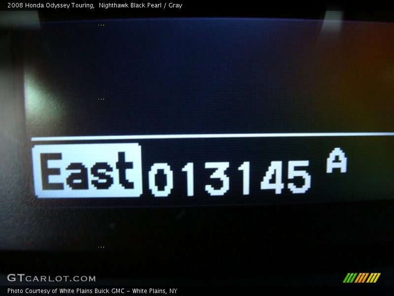 Nighthawk Black Pearl / Gray 2008 Honda Odyssey Touring