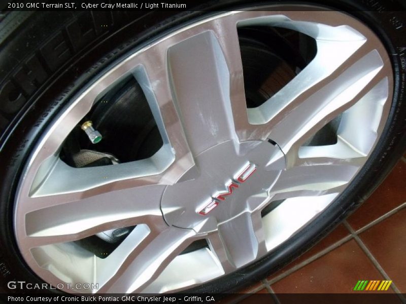 Cyber Gray Metallic / Light Titanium 2010 GMC Terrain SLT