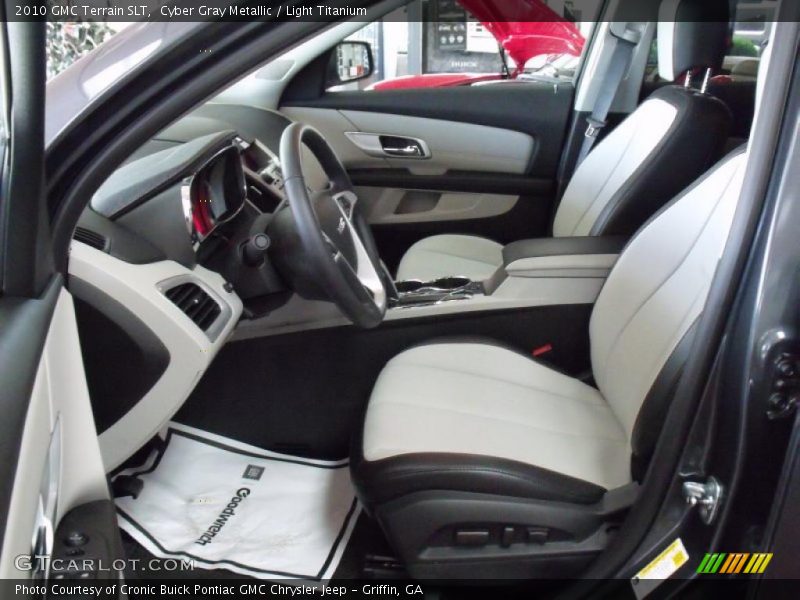 Cyber Gray Metallic / Light Titanium 2010 GMC Terrain SLT