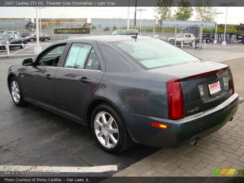 Thunder Gray ChromaFlair / Light Gray 2007 Cadillac STS V6