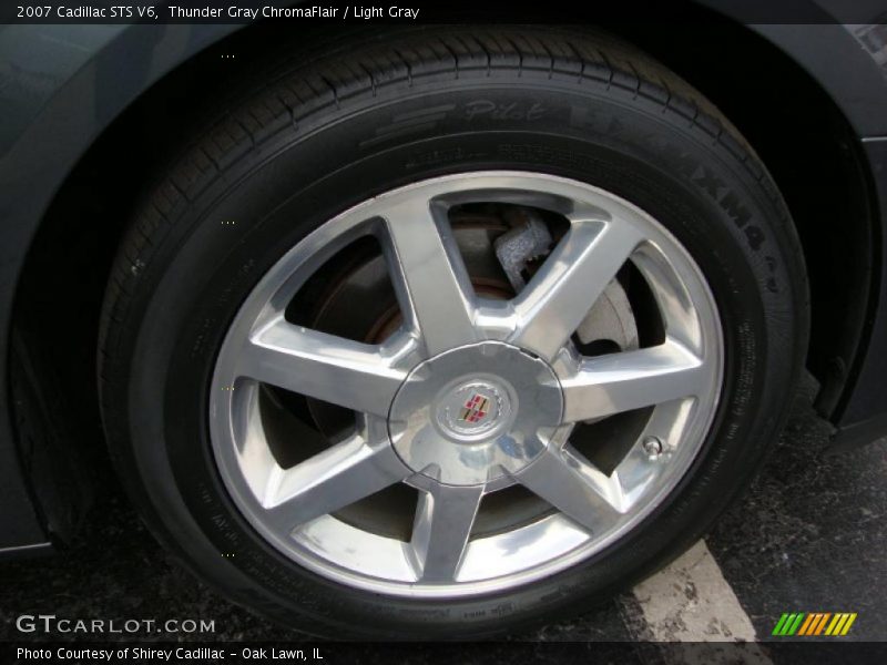 Thunder Gray ChromaFlair / Light Gray 2007 Cadillac STS V6
