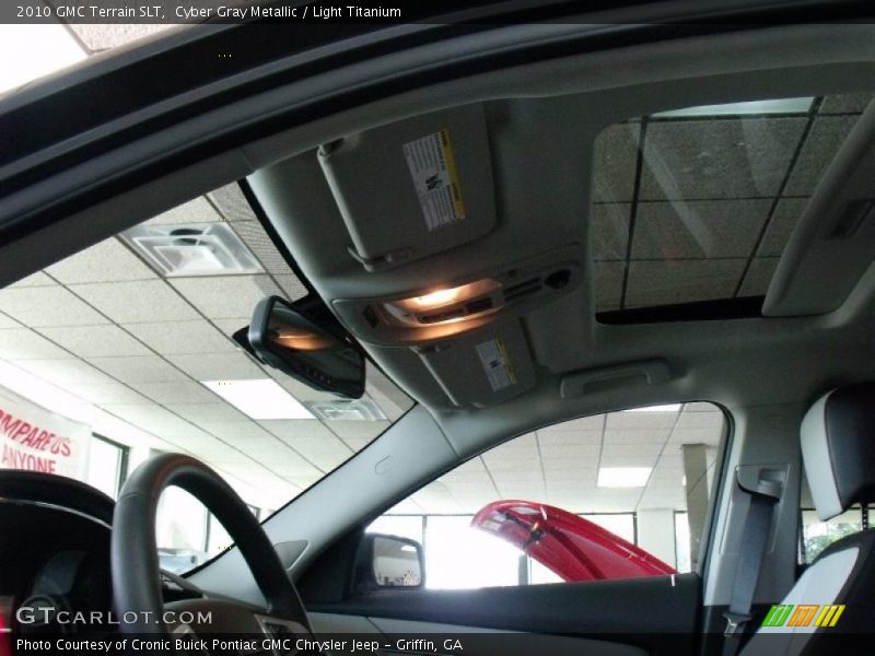 Cyber Gray Metallic / Light Titanium 2010 GMC Terrain SLT