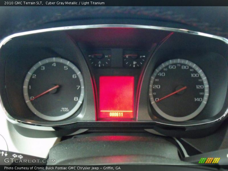 Cyber Gray Metallic / Light Titanium 2010 GMC Terrain SLT