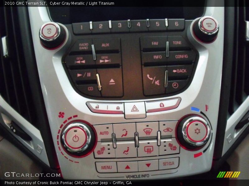 Cyber Gray Metallic / Light Titanium 2010 GMC Terrain SLT