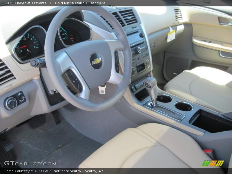 Gold Mist Metallic / Cashmere 2010 Chevrolet Traverse LT