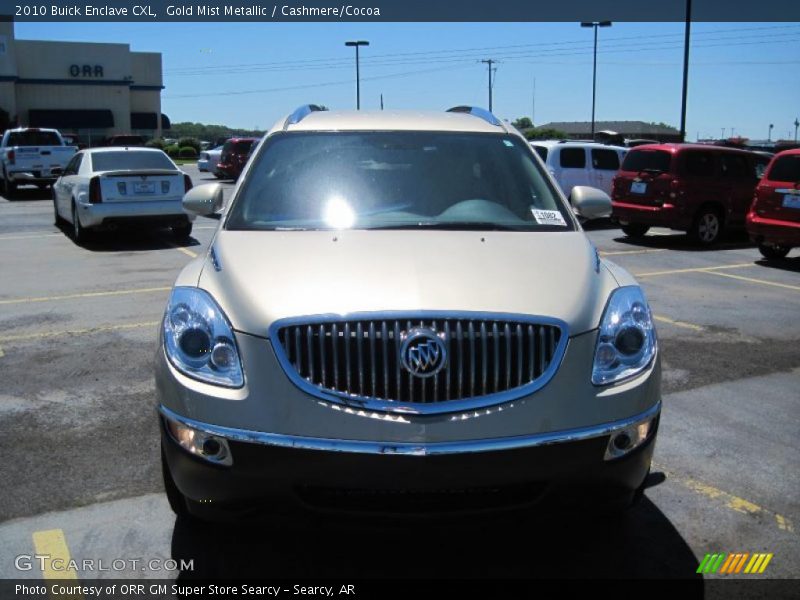 Gold Mist Metallic / Cashmere/Cocoa 2010 Buick Enclave CXL
