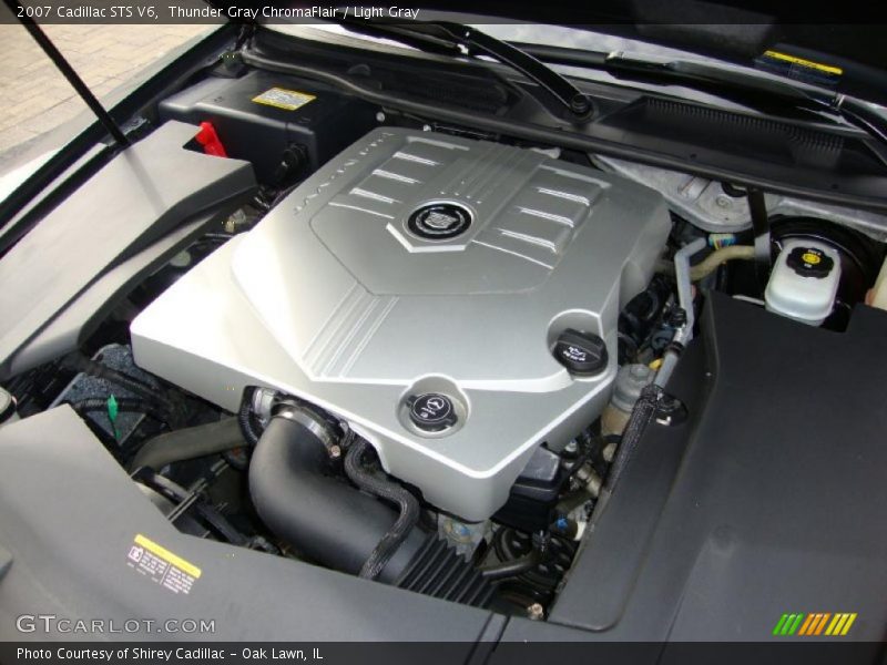 Thunder Gray ChromaFlair / Light Gray 2007 Cadillac STS V6