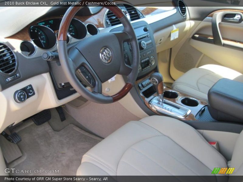 Gold Mist Metallic / Cashmere/Cocoa 2010 Buick Enclave CXL