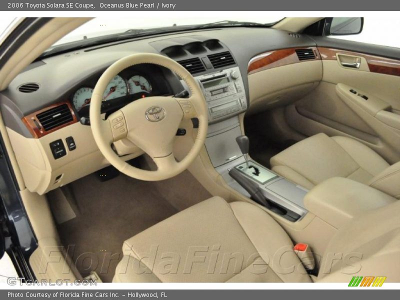 Oceanus Blue Pearl / Ivory 2006 Toyota Solara SE Coupe