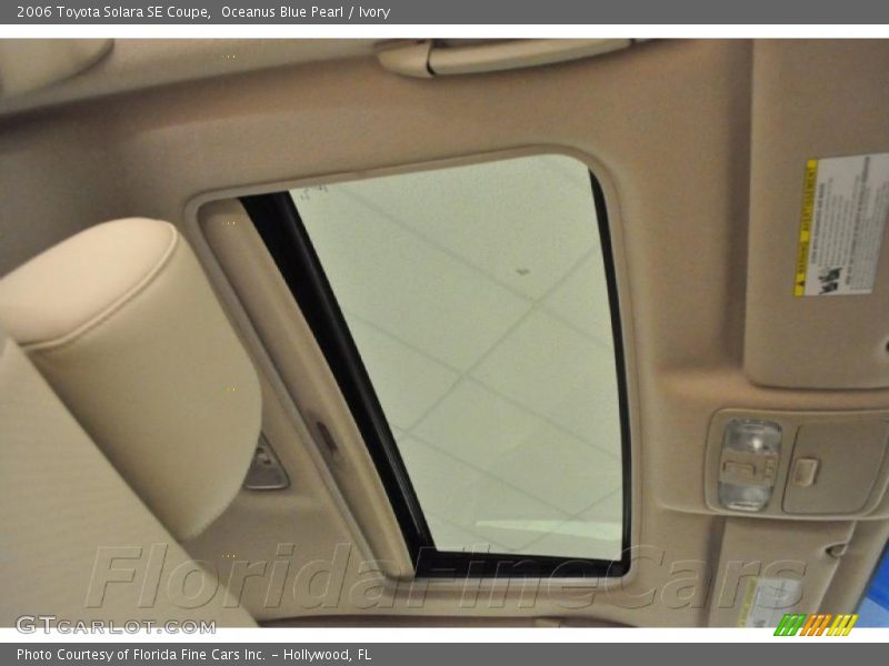 Oceanus Blue Pearl / Ivory 2006 Toyota Solara SE Coupe