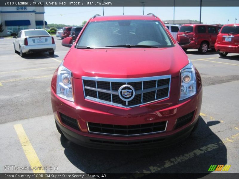 Crystal Red Tintcoat / Titanium/Ebony 2010 Cadillac SRX V6