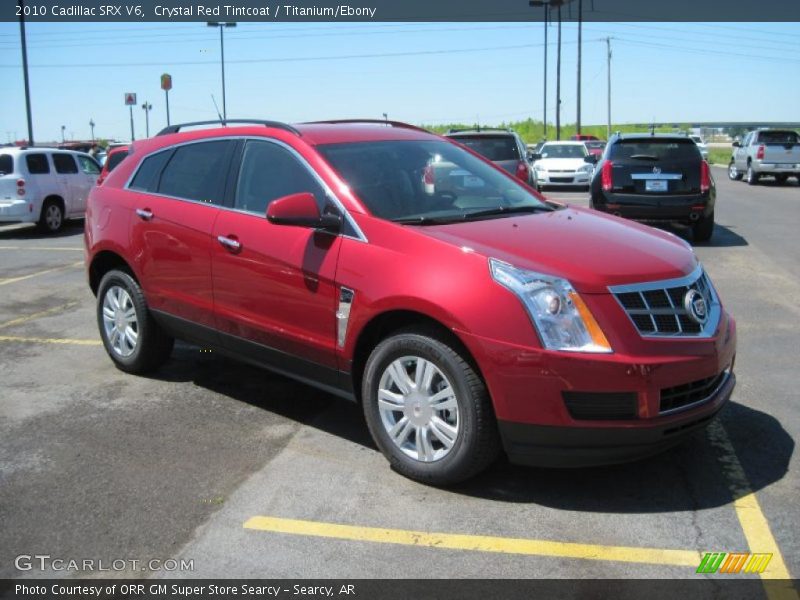 Crystal Red Tintcoat / Titanium/Ebony 2010 Cadillac SRX V6