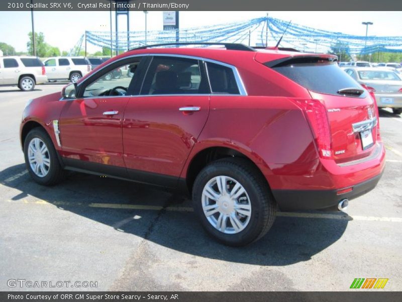 Crystal Red Tintcoat / Titanium/Ebony 2010 Cadillac SRX V6