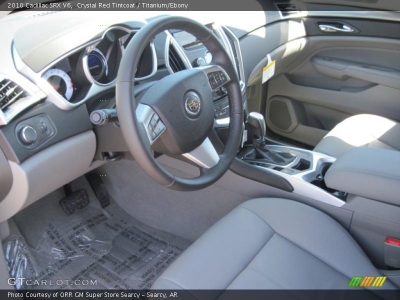 Crystal Red Tintcoat / Titanium/Ebony 2010 Cadillac SRX V6
