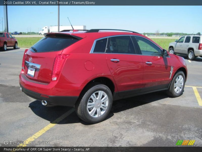 Crystal Red Tintcoat / Titanium/Ebony 2010 Cadillac SRX V6