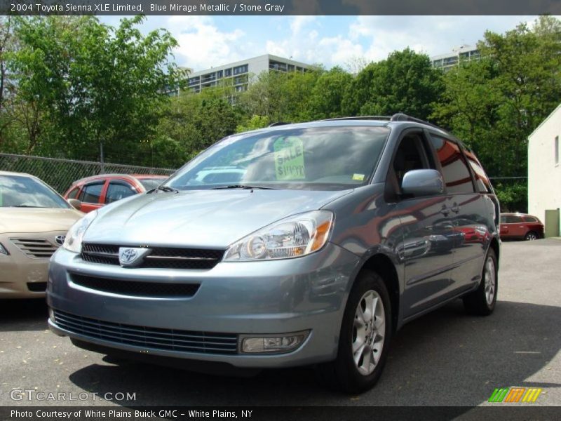 Blue Mirage Metallic / Stone Gray 2004 Toyota Sienna XLE Limited