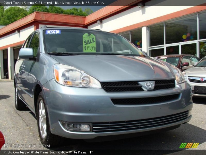 Blue Mirage Metallic / Stone Gray 2004 Toyota Sienna XLE Limited