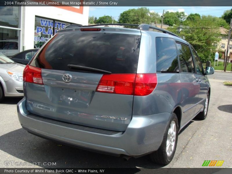 Blue Mirage Metallic / Stone Gray 2004 Toyota Sienna XLE Limited