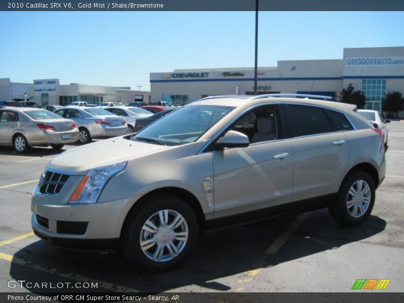 Gold Mist / Shale/Brownstone 2010 Cadillac SRX V6