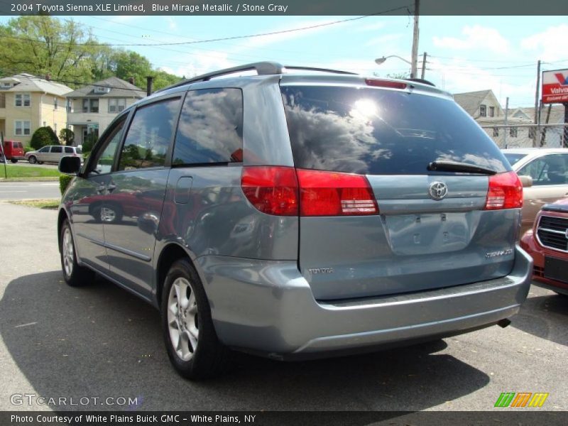 Blue Mirage Metallic / Stone Gray 2004 Toyota Sienna XLE Limited