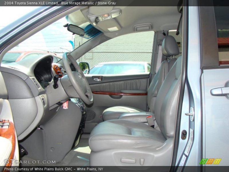 Blue Mirage Metallic / Stone Gray 2004 Toyota Sienna XLE Limited