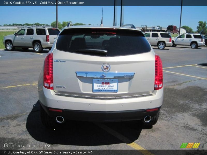 Gold Mist / Shale/Brownstone 2010 Cadillac SRX V6