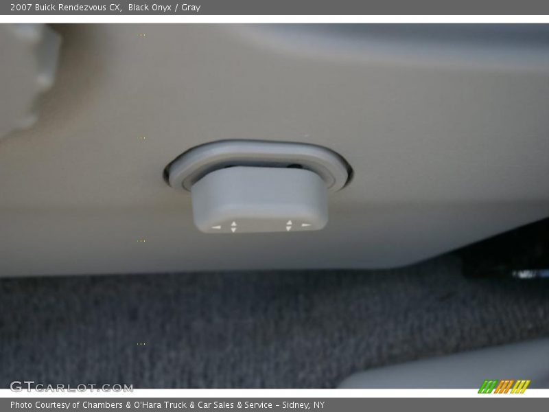 Black Onyx / Gray 2007 Buick Rendezvous CX