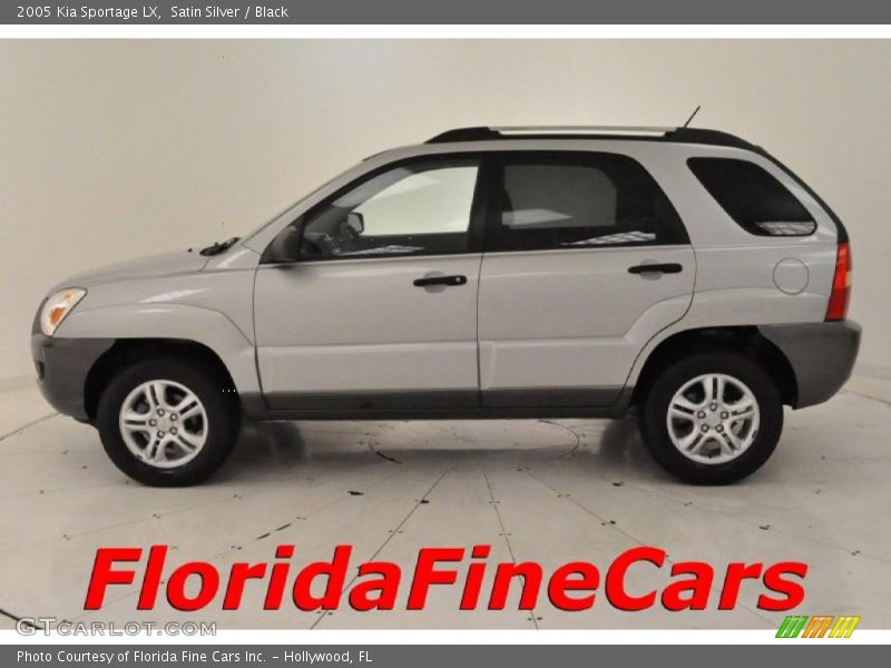 Satin Silver / Black 2005 Kia Sportage LX