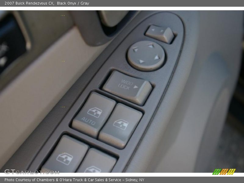 Black Onyx / Gray 2007 Buick Rendezvous CX