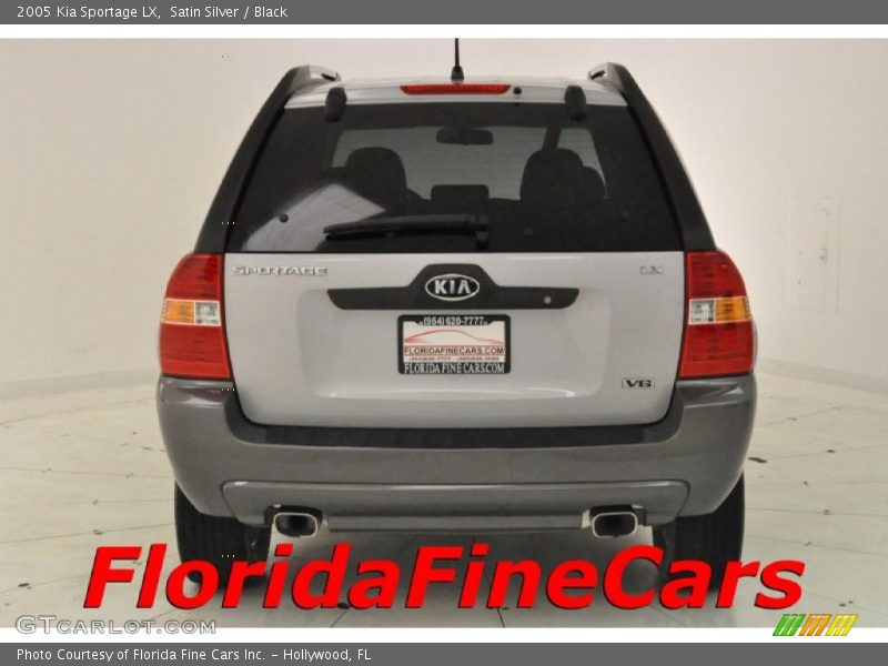 Satin Silver / Black 2005 Kia Sportage LX