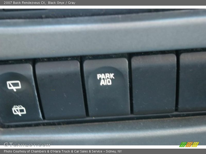 Black Onyx / Gray 2007 Buick Rendezvous CX