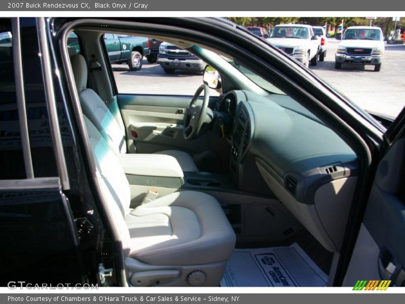 Black Onyx / Gray 2007 Buick Rendezvous CX