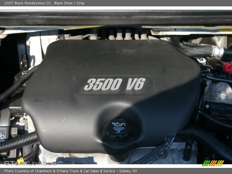 Black Onyx / Gray 2007 Buick Rendezvous CX